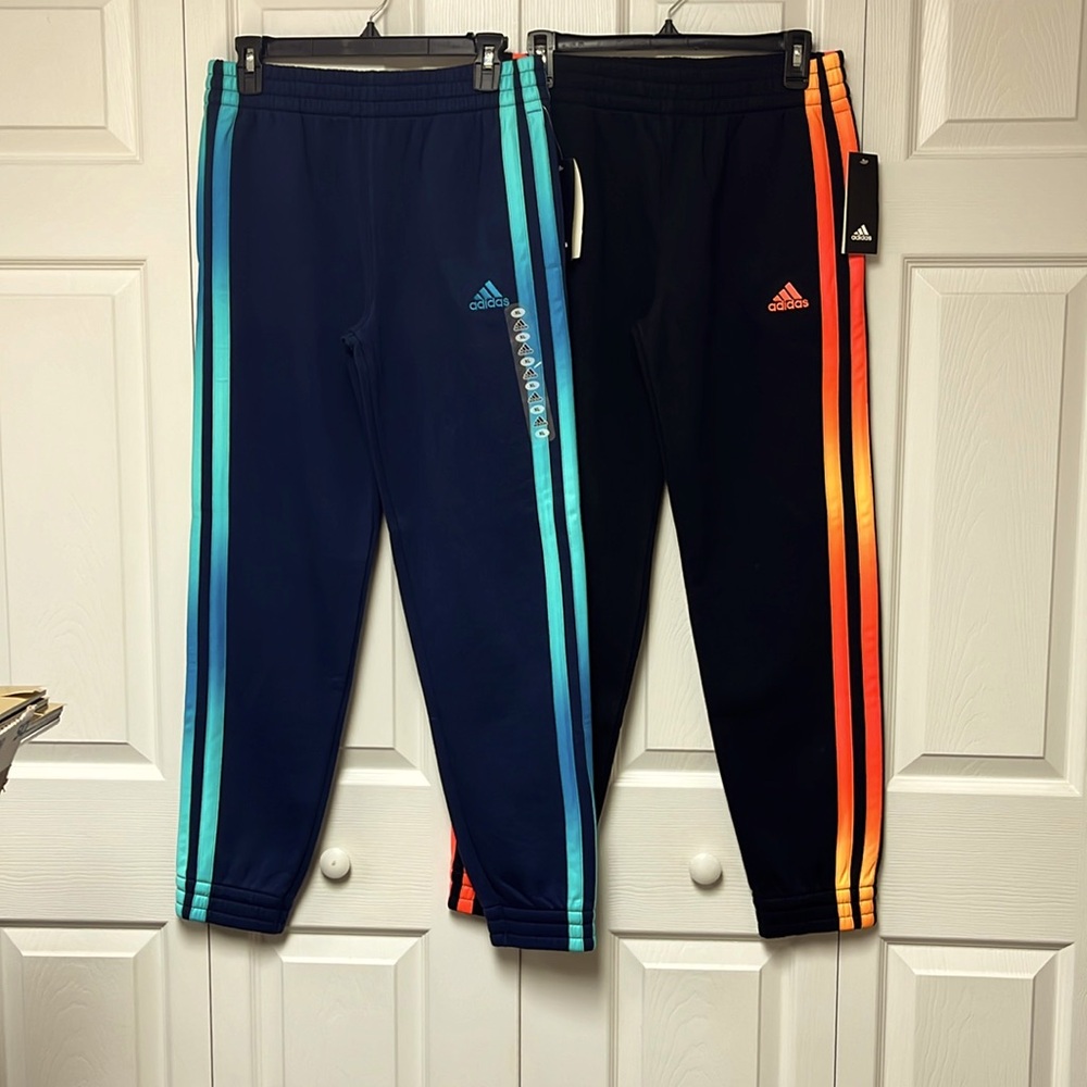Adidas Boys XL - two pair joggers - NWT